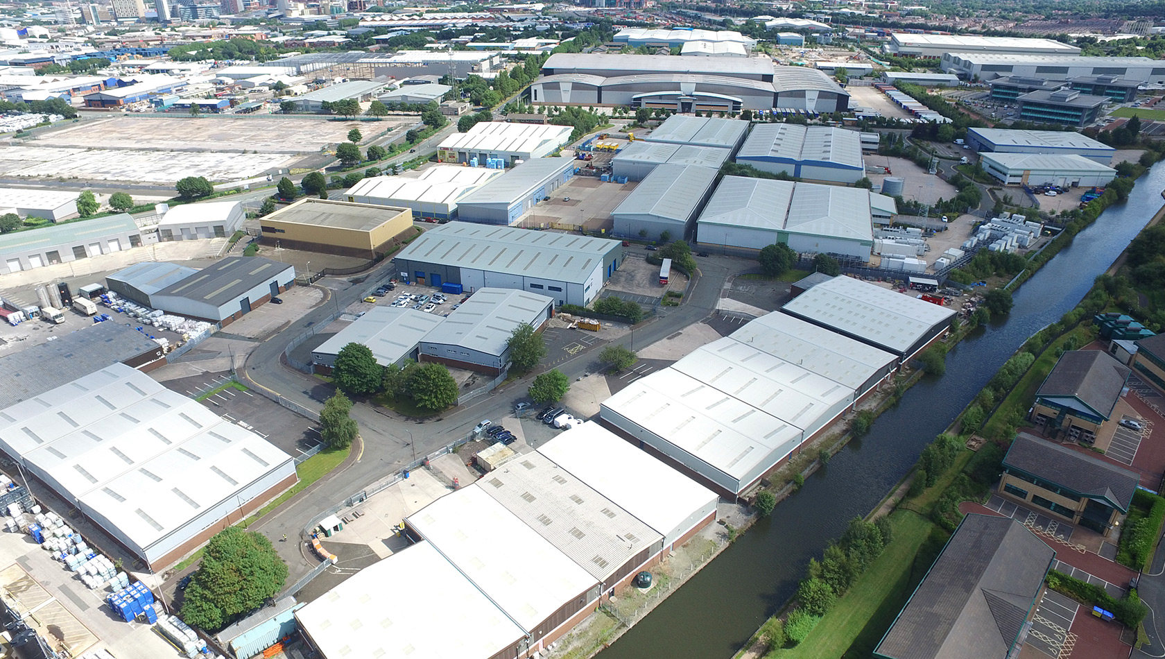 Severnside Estate Trafford Park Manchester Industrial units in Manchester Indurent